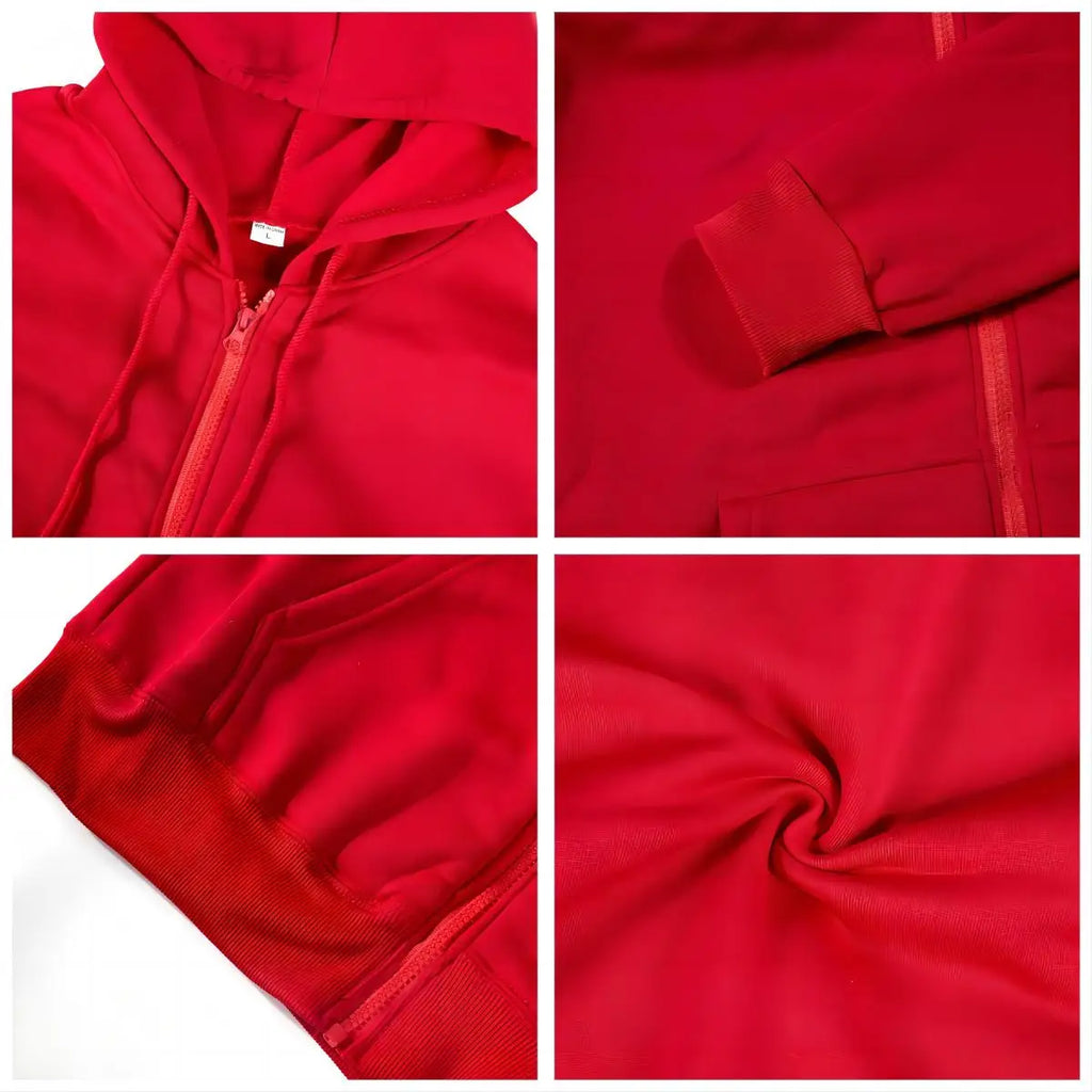 2025 Women Fleece Zip Up Hoodies Running Sports Sweatshirts Fashion Female Classic Casual Zipper Jackets Y2k Hip Hop Streetwear