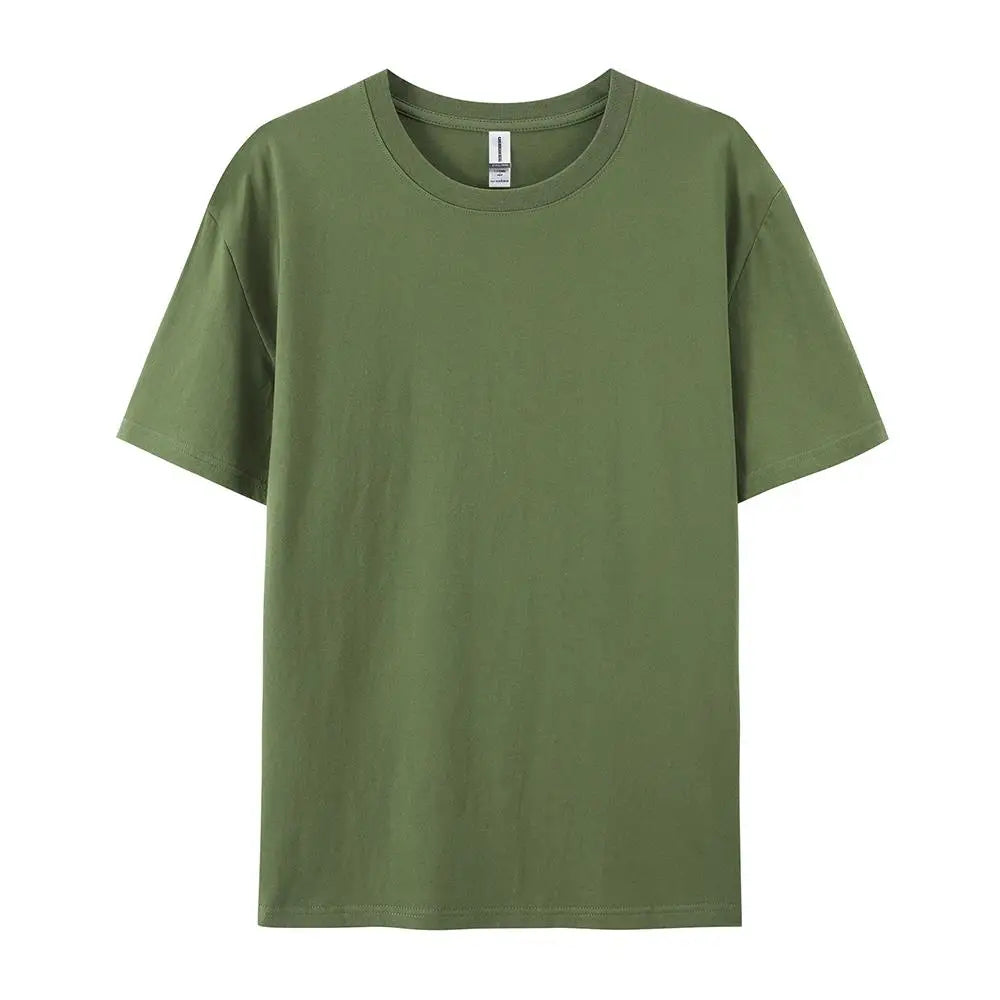 100% Cotton Solid T-shirts Women Sporty Short Sleeve Tees Fashion Casual White Black Clothing Loose O-Neck Female Summer Tops - Matrix-studios.com