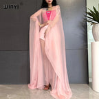 WINYI Beach Sexy Cover Ups for Swimwear Women Kimono Swimsuit Cape Summer Dress 2023 Beachwear Monochrome Perspective Yarn Dress - Matrix Studios