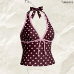 blue striped bikini swimsuit tankinis 2000s swimsuits bathing suits woman 2 piece set dot yellow vacation Swimwears beach Outfit - Matrix-studios.com