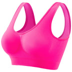 Women's Seamless Push-Up Bra Sports Bralette Non-wire Crop Top Solid Sexy Lingerie No-Pads Breathable Plus Size Tank Bra S-5XL - Matrix Studios