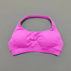 Sports Bra Women Seamless Yoga Halter Bra Top High Support Open Back Bra Fitness Push-up Activewear Workout Gym Underwear - Matrix-studios.com
