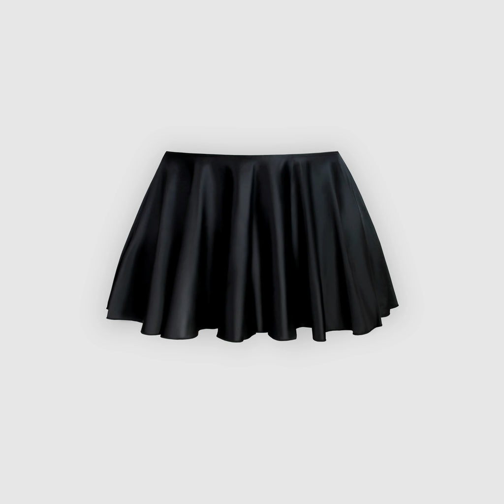 Women Sexy Skirts Smooth Tight Miniskirt Shiny Glossy Pleated Skirt Ballet Buttock Mini Skirt Clubwear Beach DRESS Bathing Suit - Matrix Studios