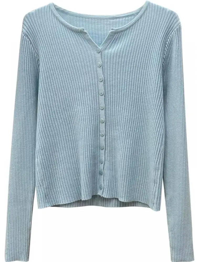 zjaiss 2026 New V-Neck Temperament Small Fragrant Wind Women Loose Sweater Sweater All Sweater Coat Special Offer Cardigan - Matrix Studios