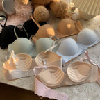 Sexy Push-Up Seamless Bra Women's Non-wire Ribbed Bralette Soft Fixed Half-Cup Underwear Invisible Bra Small Chest Lingerie S-XL - Matrix Studios