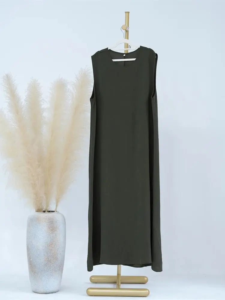 Ramadan Black White Dubai Prayer Clothes Women Turkey Islam Muslim Modest Jersey Under Abaya Dress Kebaya Robe Femme Musulmane - Matrix-studios.com