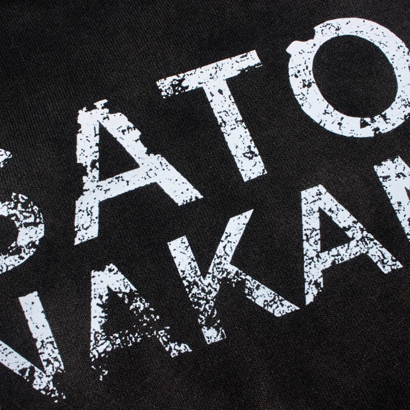 American High Street SATOSHI Hoodie Ink-sprayed Classic Retro Letter Print Washed Pullover Vintage Y2K Men Women Sweatshirts - Matrix-studios.com