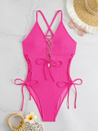 Printed Flower Tankini Set  Girl Swimwear Adjustable Strap Vest Bra Female Flower Shorts Bikini Drawstring Women Beach Set - Matrix-studios.com