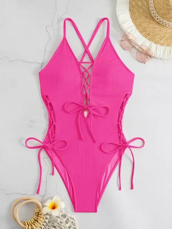 Printed Flower Tankini Set  Girl Swimwear Adjustable Strap Vest Bra Female Flower Shorts Bikini Drawstring Women Beach Set - Matrix-studios.com