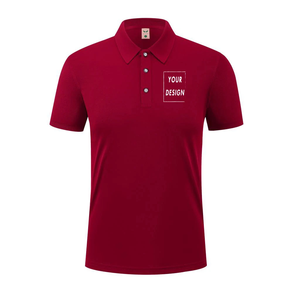 2025 Summer Causal Polo Shirt Custom Logo Printed Text Picture Brand Embroidery Personal Design Breathable Men And WomenTops - Matrix-studios.com