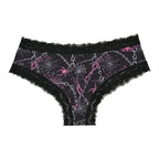 Underwear Women's Lace Edge Sexy Panties Gothic Style Lingerie Rose Skull Personalized Comfortable Breathable Triangle Pants - Matrix Studios