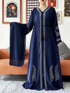 New Women Elegant Dress Chiffon Open Abaya with Zipper Muslim Women Dress Islamic Clothing Cardigan Abaya Women Muslim Dress - Matrix-studios.com
