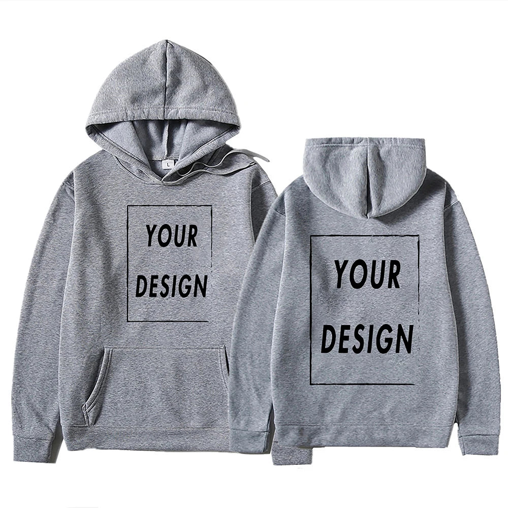 Your Own Design Brand Logo/Picture Personalized Custom Anywhere Men Women DIY Hoodies Sweatshirt Casual Hoody Fashion New - Matrix Studios