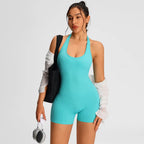 Summer Rompers Sportswear Woman Gym Combi-pants Women Jumpsuits Sport Yoga Clothes Female Fitness Overalls Shorts Bodysuit - Matrix Studios
