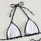 Dot Sexy 3Pcs Bikinis Set Female Swimsuit Women Three-Piece Swimwear Beach Swim Wear Bathing Suits Brazilian Bikini Pool Bather - Matrix-studios.com