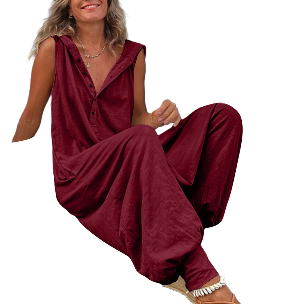 High Quality 2023 Spring Autumn Casual Women's Fashion Cotton Overalls Bohemian Stripe Casual Overalls - Matrix Studios