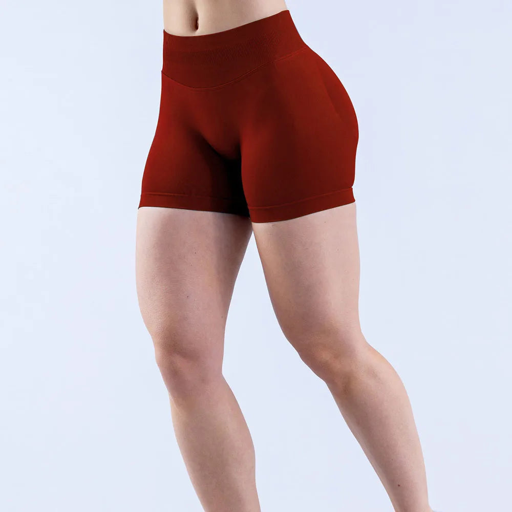 DYF Impact Seamless Sports Shorts Women Booty Yoga Shorts Quick Drying Fitness Tights Solid Workout Scrunch Customizable Lable - Matrix Studios