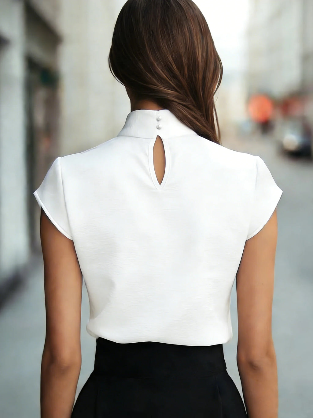 Temperament Loose Woman Shirt Fashion Casual Blouse Elegant short Sleeve Woman Shirt Holiday Weekend Top - Matrix-studios.com