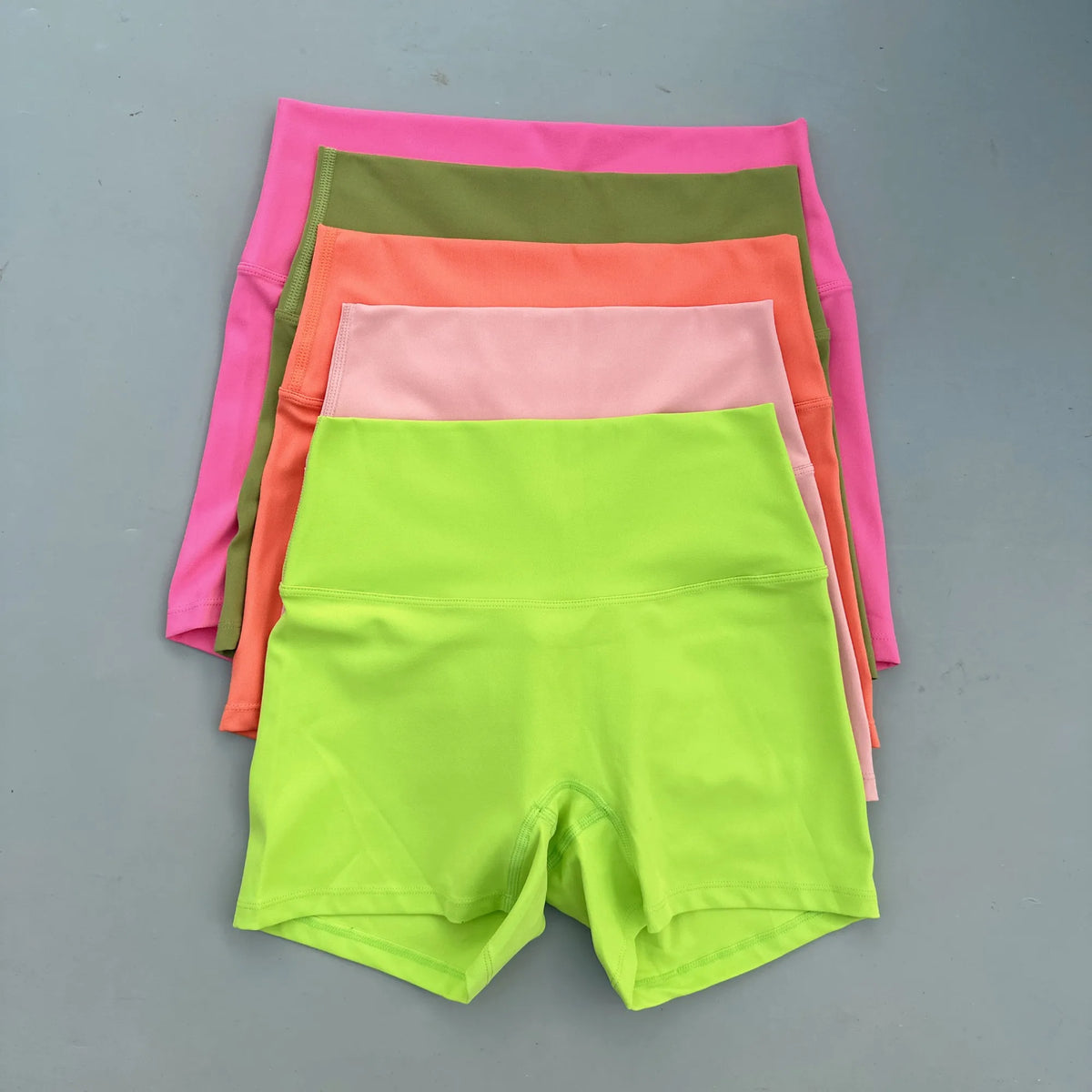Sexy Solid Color Women Fitness Sport Short High Waist Athletic Yoga Short Leg Cycling Comprehensive Training Jogging Squat Proof - Matrix Studios