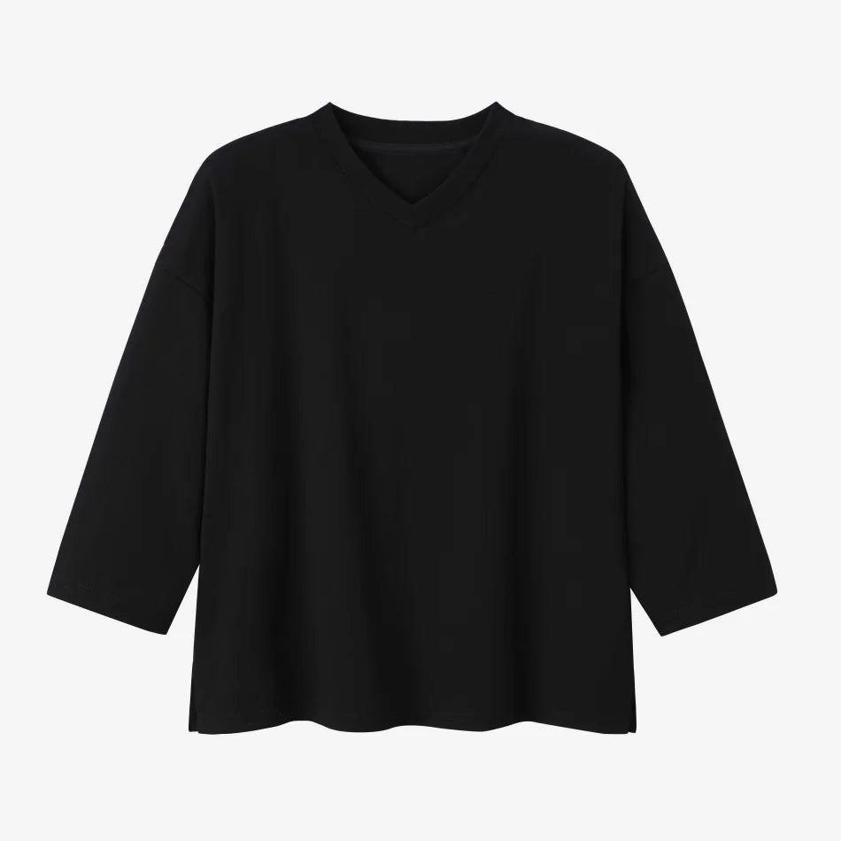 AS SS26 oversize loose T-shirt dress + V neck T-shirt  + skirt  set casual style  woman clothes - Matrix-studios.com