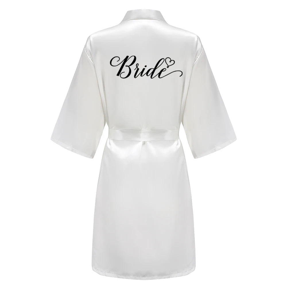 Women's Satin Robe Silk Kimono Bathrobe Pure Short Sexy Sleepwear Bridesmaid Bride Party Robes Grass Green