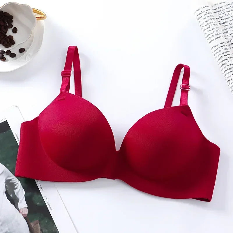 Women Seamless Bra Sexy Push Up Bralette No Wire Girls Students Breathable Lingerie Fashion 3/4 Cup Wireless Female Lingerie - Matrix Studios