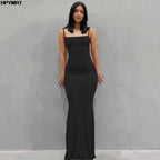 Satin Slip Sleeveless Backless Slim Sexy Maxi Dress 2022 Spring Women Party Y2K Concise Bodycon Elegant Dresses Female Clothing - Matrix-studios.com