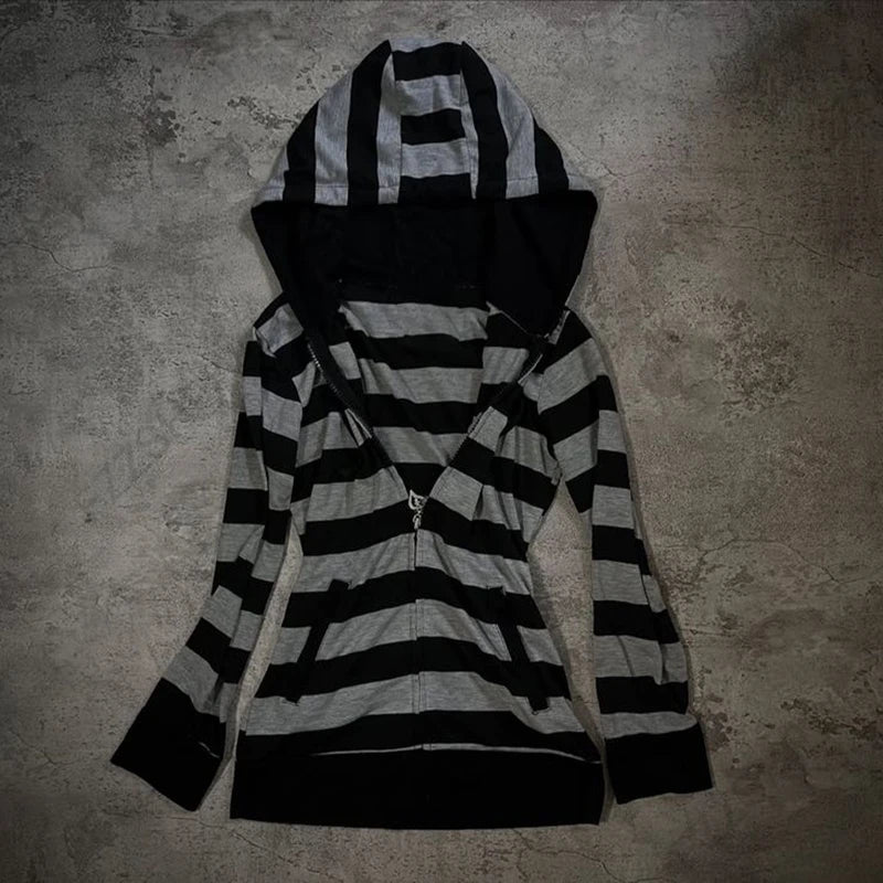 Fashion Cute Casual Y2K Hooded sweatshirt Streetwear High street Y2K Long sleeve Top Classic Minimalist Clothes Unique Hip Hop