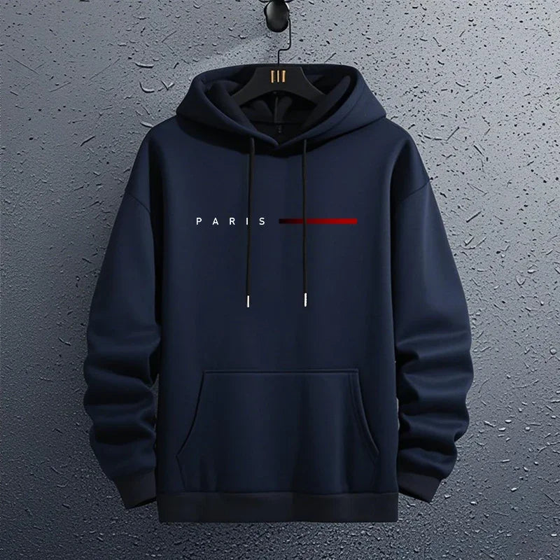 Paris Fashion Hoodies for Men All Season Daily Casual Sports Hooded Sweatshirts 2025 Male Home Outdoor Comfort Fashion Pullover - Matrix Studios