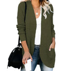 Fashion Women Cardigan Autumn Harajuku Knitted Sweater Basic Jacket Ropa Mujer Outerwear Thin Coat Streetwear New Woman Clothing - Matrix Studios