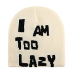 Y2K Letter Butter Knit Hats Skullies Beanies Autumn Winter Warm Hat Men Women Hip Hop Quality Skiing Cap Cycling Windproof New