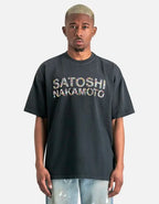 2026ss Satoshi Nakamoto Logo Printed Diamonds Patched Women Men T shirts tees Hiphop Oversized Men Casual Cotton T shirt - Matrix-studios.com