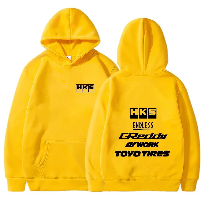 2025 Men Fashion Cool Hoodie Japan JDM Modified Car HKS ENDLESS Hoody Men Women Vintage Casual Sweatshirt Long Sleeve Pullovers - Matrix Studios