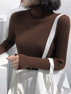Turtleneck Sweater Womens 2026 Autumn Winter Tops Korean Slim Women Pullover Jumper Knitted Sweater Pull Femme Hiver Truien - Matrix-studios.com