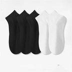 5 Pairs/Pack Ankle Socks Women 100% Cotton Invisible Sweat-absorbing Girls Low Tube Boat Socks EU 36-42 - Matrix Studios