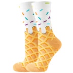 Novelty Woman Socks Harajuku Cotton Funny Happy Cartoon Cat Dog Pattern Unisex Socks Men Novelty Kawaii Socks - Matrix Studios