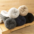 3 Pairs Men Women Wool Socks Couples Solid Winter Snow Chrismas Gift Thermal Cashmere Marino Thickened Fleece Terry Loop socks - Matrix Studios