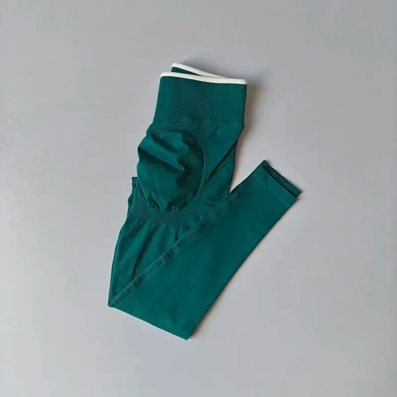 Peach Butt Yoga Pants, High-Waisted Butt-Lifting Fitness Pants for Women, Highly Elastic Quick-Drying Tight Leggings for Workout - Matrix-studios.com