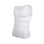 Men's Tight Vest Solid Leisure Sports Fitness High Stretch Running Tank Top Round Neck Sleeveless T-Shirt Can Be Built Inside - Matrix Studios