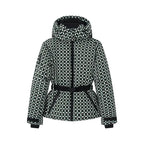 Casual Fur-Trimmed Hooded Ski Suit Women Fashion Belted Slim Full Sleeve Warm Jumpsuits Female 2026 Winter Snow Bodysuit Lady - Matrix Studios