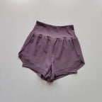 Summer Women's High-Waisted Sports Shorts Mesh Breathable Double-Layer Quick-Dry Gym Fitness Running Cycling Yoga Shorts - Matrix Studios