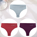 3PCS/Set Women's Panties Sexy Underwear FINETOO Large Size Thong Women Seamless Panties High Waist Girls Thongs M-2XL - Matrix Studios