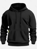 Fall/Winter New Arrival Men's Fleece Hoodie High Quality Solid Color Hooded Sweatshirt Male Fashionable Street Style Sweatshirt - Matrix Studios
