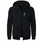 New Streetwear Men's Long Sleeve Sweatshirts for Men Zipper Hooded Oversize Winter Warm Jacket Coat Outdoor Tracksuit Men - Matrix Studios