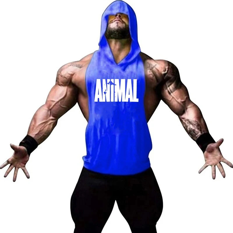 Men's Vest Sleeveless Sweatshirt Gym Top Men Man Sleeveless Shirt Bodybuilding Fitness Clothing T-shirt Singlets Singlet Clothes - Matrix Studios