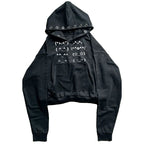 Casual Faur collar Harajuku Streetwear Hiphop Zipper Hoodie sweatshirt Vintage Rock Goth Loose Punk EMO Y2K Zip up hoodie Jacket