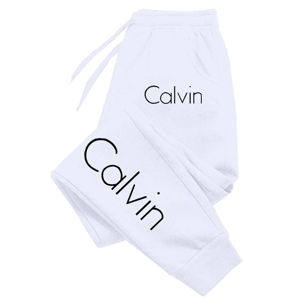 Casual Printed Sports Running Trousers Men Women Autumn Drawstring Long Pants Fitness Solid Sweatpants Unisex Gym Wear - Matrix-studios.com