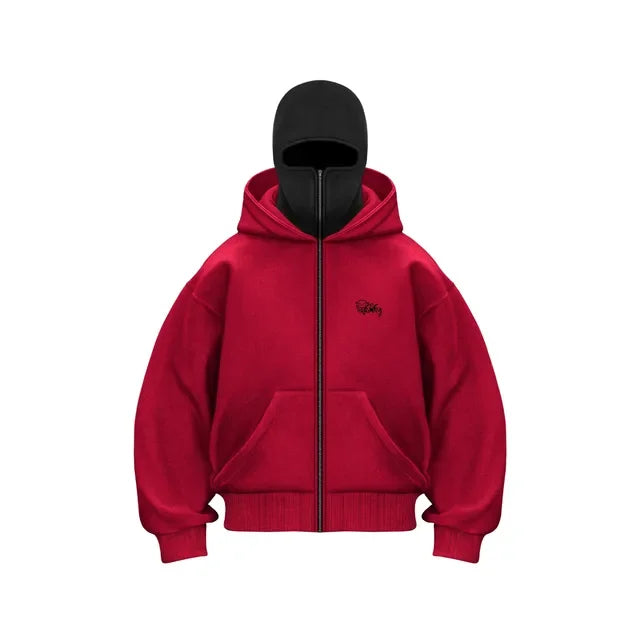2025 New Hoodie Mens Loose Hooded Zipper Jacket Gothic Star Fashion Punk Y2k Hip Hop Harajuku Clothing Men Sweatshirts Oversized - Matrix Studios