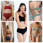 Women Seamless Bra And Panties Set U-Back Bralette Top Comfort Breathable Briefs Ribbed Sexy Lingerie Sports Underwear Set - Matrix-studios.com
