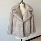 New Street Style Long Plush Coat Women With Thick Warm Cold Autumn Winter Faux Fur Coat High-Quality Fluffy Dyed Fox Fur Jacket - Matrix Studios